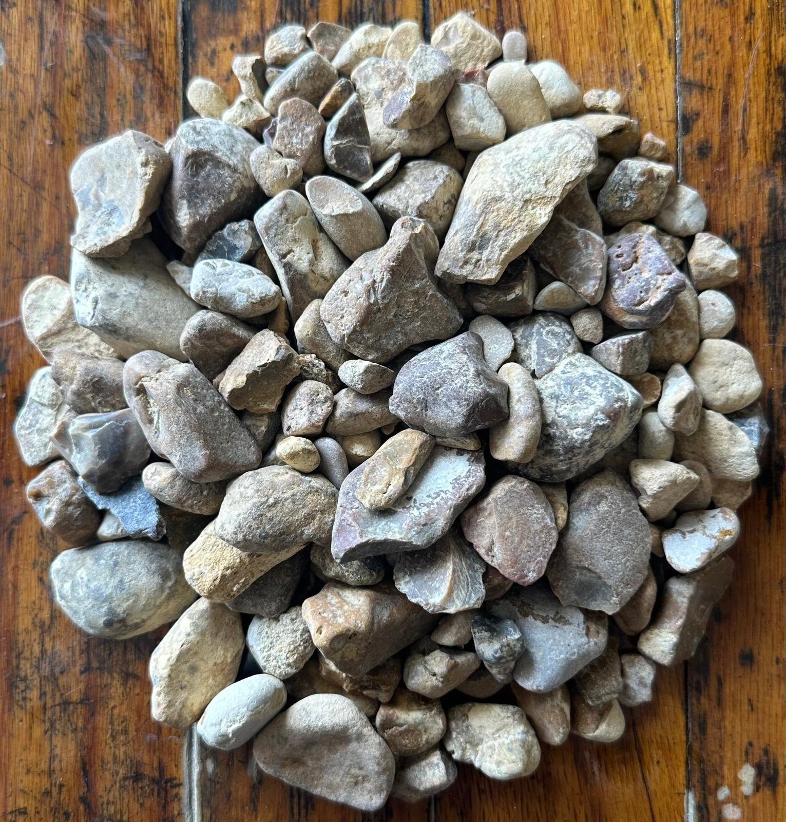 1.5 inch Minus Texas River Rock